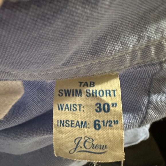 J. Crew Men’s Tab Swim Short. Size 30. Light Blue - Picture 5 of 6